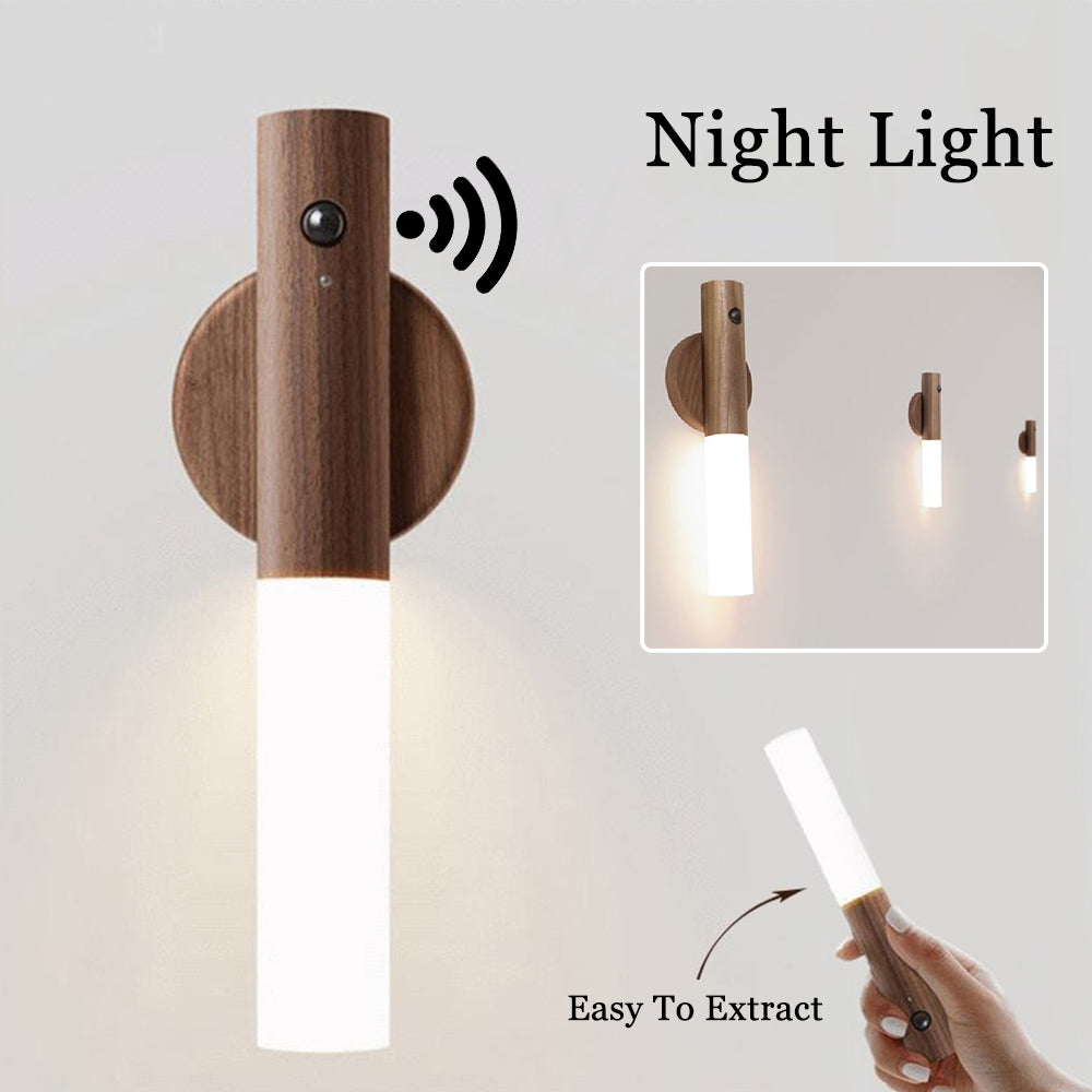 LED USB Magnetic Wood Lights