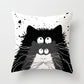 45*45 Black Cat Pillowcase Cushion Cover
