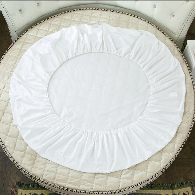 Pure Cotton Round Fitted Sheet