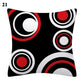 Red Series Abstract Pillow Case