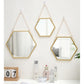 Hexagon Shape Decorative Wall Mirror