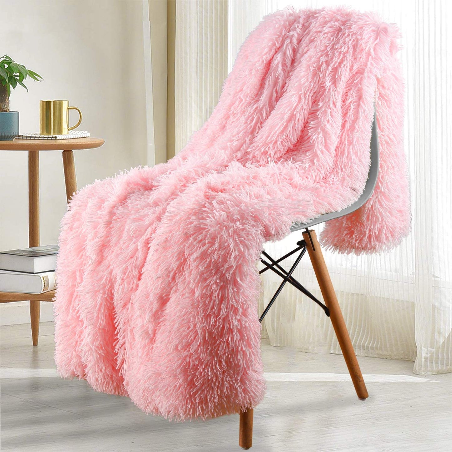 Fluffy Warm Winter Double Sided Throw Blanket